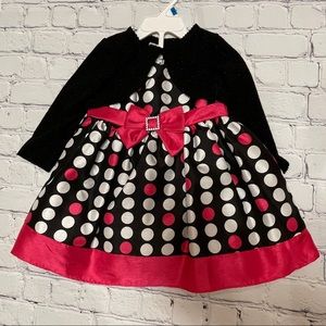 NWT Youngland Baby 3 Piece Dress Set